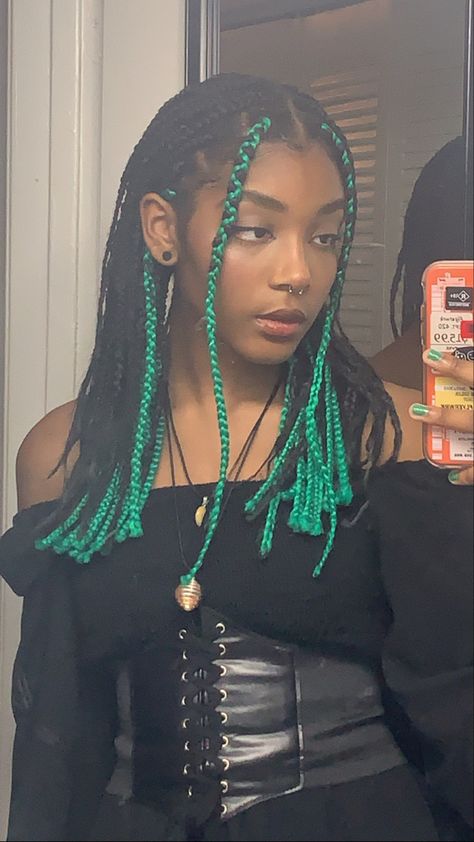 Split Dye Hair Ideas, Dye Hair Ideas, Split Dye Hair, Split Dye, Split Dyed Hair, Big Box Braids Hairstyles, Dye Hair, Box Braids Hairstyles For Black Women, Cute Box Braids Hairstyles