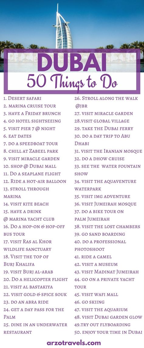 50 fun things to do in Dubai. Find ideas for activities- there are some great free activities as well as some for the luxurious travelers. United Arab Emirates, outdoor activities, top 50 things to experience in Dubai. Dubai Christmas, What To Do In Dubai, United Emirates, Things To Experience, Dubai Activities, Dubai Trip, Things To Do In Dubai, Dubai Travel Guide, Travel Dubai