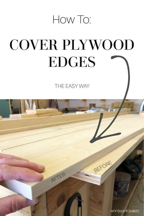 Plywood Diy, Plywood Edge, Plywood Projects, Plywood Table, Plywood Shelves, Plywood Cabinets, Free Woodworking Plans, Plywood Furniture, Woodworking Plan