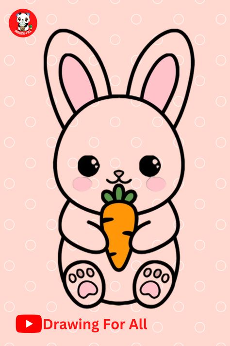 Today, we going to learning How to draw Rabbit eat carrot , We hope you have many fun following along with us, how to draw rabbit eating grass easy easily , it's easy and fun. We going to learning how to draw rabbit easy. you need your drawing supplies to drawing Rabbit eat carrot for kids, pencil, marker, paper ,color with yeah you ready to start let's start to how to draw rabbits easy way for kids. Rabbit Eating Carrot Drawing, Rabbit Drawing For Kids, Drawing Carrot, How To Draw Rabbit, Rabbit Drawing Easy, Draw Rabbit, Carrot Drawing, Drawing Rabbit, Rabbit Pictures