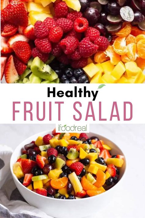 This Healthy Fruit Salad with honey lemon dressing deserves a spot front and center at any breakfast or brunch. Enjoy the perfect combination of classic tastes, textures, and colors in this sweet, zesty fruit salad! Indian Fruit Salad Recipe, Healthy Fruit Salad Recipes, Waffle Recipe Healthy, Healthy Fruit Salad, Best Fruit Salad, Dressing For Fruit Salad, Fruit Salad Recipe, Breakfast Quiche Recipes, Summer Salads With Fruit