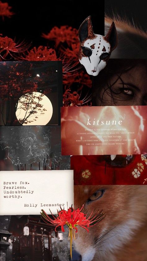 Kitsune Aesthetic Wallpaper, Kitsune Wallpaper, Kitsune Aesthetic, Fox Wedding, True Nature, Aesthetic Collage, Supernatural, Aesthetic Wallpapers, Art Reference