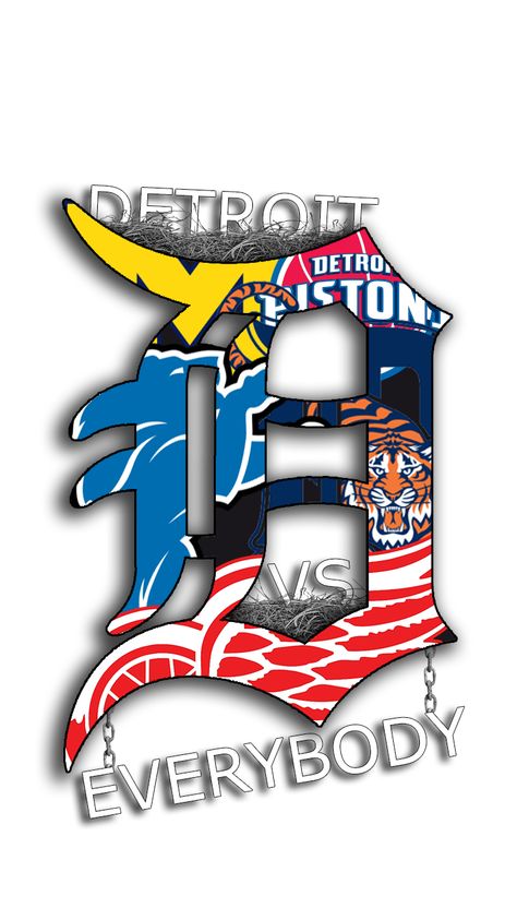 Detroit VS Everyone iPhone 6 background Detroit Sports Wallpaper, Detroit Sports Tattoo, Detroit Lions Sublimation, Detroit Lions Tattoo, Detroit Tattoo Ideas, Detroit Tigers Wallpaper, Detroit Lions Wallpaper, Detroit Tattoo, Detroit Wallpaper