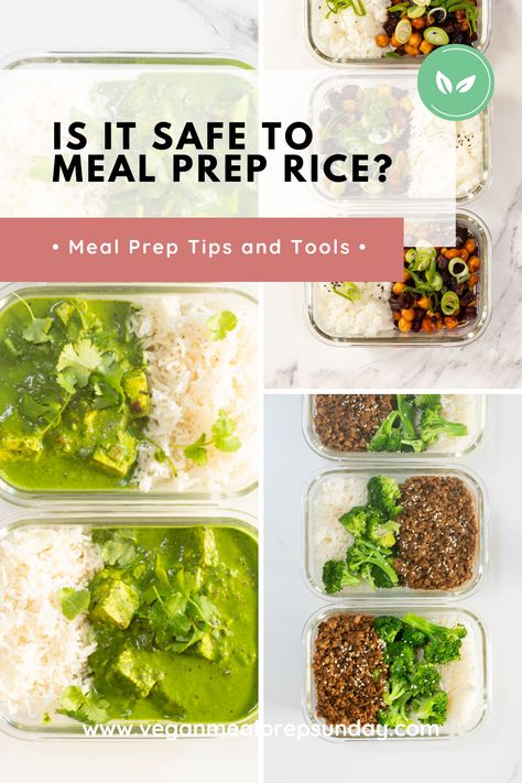 Curious about meal prepping rice? Discover the ins and outs of safe rice meal prep in our comprehensive guide. From storage tips to reheating tricks, we've got you covered. Enjoy perfectly cooked rice all week long with confidence! 🍚💡 #RiceMealPrep #MealPrepTips #FoodSafety #HealthyEatingHabits Meal Prep Rice, Meal Prep Storage, Rice Meal Prep, Best Meal Prep Containers, How To Reheat Rice, Meal Prep Sunday, Meal Prep Menu, Meal Prep Tips, Meal Prep For Beginners