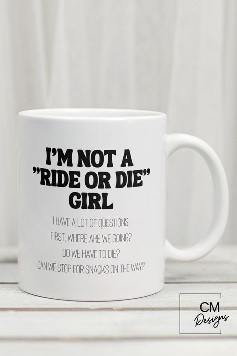 Ride or die best friend gifts, funny BFF forever cup for her, bestie birthday gift, friendship day Best Friend Cups, Birthday Mug Gift Ideas For Best Friend, Best Friend Mugs Funny, Bff Forever, Custom Best Friend Mug, Bestie Birthday, Best Friends Sister, Friendship Day, Best Friend Mug