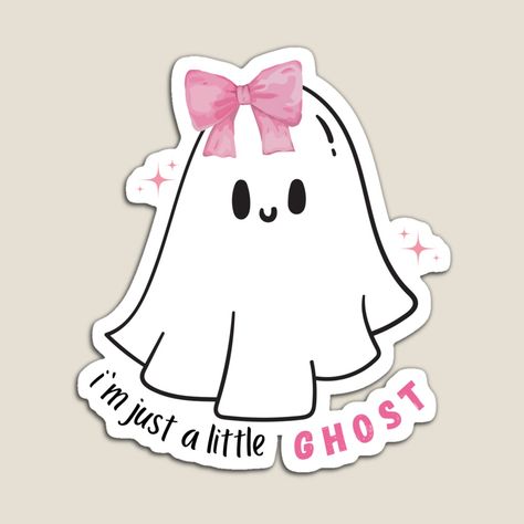 Get my art printed on awesome products. Support me at Redbubble #RBandME: https://www.redbubble.com/i/magnet/I-m-Just-little-Ghost-Cute-Ghost-Sticker-Coquette-Ghost-Ghost-Girly-With-A-bow-Bows-Coquette-Aesthetic-Girly-Very-Cutesy-Fall-Fall-Girly-Aesthetic-Halloween-Fall-Decor-by-BiaaArchive/164635874.TBCTK?asc=u Cute Ghost, Ghost, Magnets, Fall Decor, Halloween, Art Prints, Art