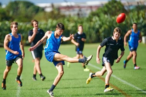 Teaching AFL Skills – A Physical Education Mini-Unit of 5 Lessons Australian Rules Football, Components Of Fitness Physical Education, Charlie Curnow Afl, Matt Guelfi Essendon, Primary School Classroom, Essendon Football Club, Pe Lessons, Health And Physical Education, Football Kids