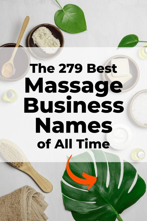 The ultimate list of unique, clever and funny massage business names. Find good massage company name ideas that fit your cute or cool massage therapy business. Massage Business Names, Massage Therapist Quotes, Pampering Quotes, Massage Tutorial, Funny Massage, Massage Therapy Quotes, Spa Massage Therapy, Company Name Ideas, Spa Quotes