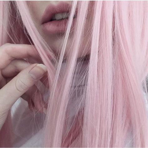 Pastel Pink Hair, Mia 3, Pastel Pink Aesthetic, Rose Pastel, Grunge Hair, Cool Hair Color, Pink Lips, Pastel Aesthetic, Hair Colors