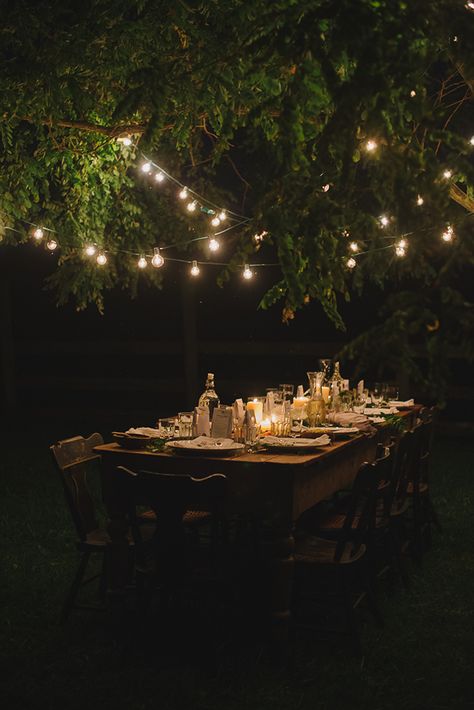 Outdoor Dinner Parties, Garden Party Decorations, Outdoor Dinner, Backyard Party, Garden Parties, Casas De Ensueño, Outdoor Entertaining, Outdoor Party, Backyard Wedding