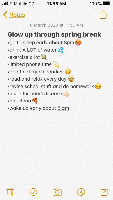 Spring Glow Up Checklist, March Break Glow Up, Spring Break Routine, School Break Glow Up, Spring Glow Up, Spring Break Glow Up List, How To Glow Up Over Spring Break, Spring Break Morning Routine, Spring Break Glow Up