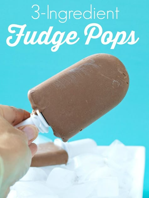 Fudge Popsicle Recipe, Zoku Recipes, Fudge Pops, Easy Fudge, Pudding Pop, Ice Cream Popsicle, Fudge Bars, Ice Cream Pops, Homemade Popsicles