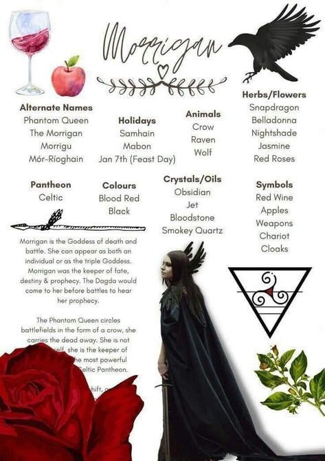 Celtic Paganism, Celtic Deities, Irish Goddess, The Morrigan, Goddess Magick, Celtic Druids, Irish Mythology, Celtic Gods, Witch Spirituality