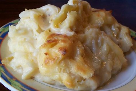 Pierogie Casserole from Food.com: Best Vegetables To Eat, Butter Mashed Potatoes, Pierogi Recipe, Cheese Mashed Potatoes, Noodle Casserole Recipes, Instant Mashed Potatoes, Lasagna Noodles, Velveeta Cheese, Feed A Crowd