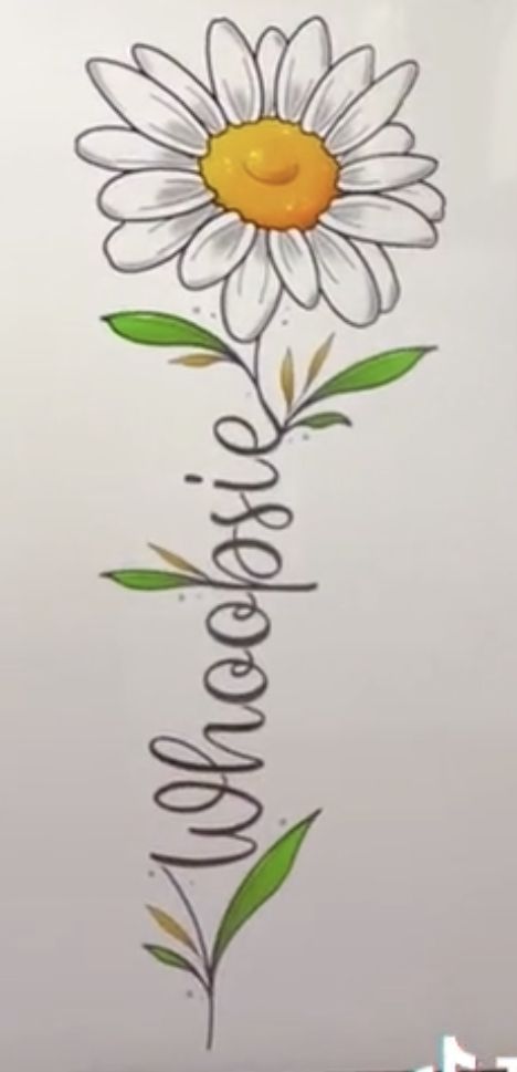 Whoopsie Daisy Tattoo, Whoopsie Daisy, Daisy Tattoo, Future Tattoos, Tatting, Tattoo Ideas, Daisy, I Hope, Home Decor Decals