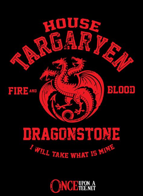 FIRE AND BLOOD T-Shirt $12 Game of Thrones tee at Once Upon a Tee! Got Game Of Thrones, Gra O Tron, Game Of Throne, Game Of Thrones Fans, Game Of Thrones Art, Valar Morghulis, Fire And Blood, Games Of Thrones, Game Of Thrones Houses