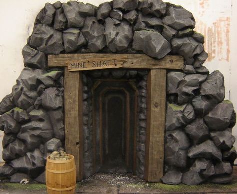 gold mine stage prop | just a google link, but cool for cave entrances too Cave Quest Vbs 2016, Cave Quest Vbs, Cave Quest, Cave Entrance, Vbs Themes, Stage Props, Wilde Westen, Stage Set Design, Theme Nature