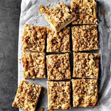 Recipe: Ina Garten's Apple Pie Bars | Williams Sonoma Making Apple Pie, Crisps And Cobblers, Pecan Crumble, Bars Healthy, Apple Pie Bars, Specialty Food Store, A Is For Apple, Five Spice, Crumble Bars