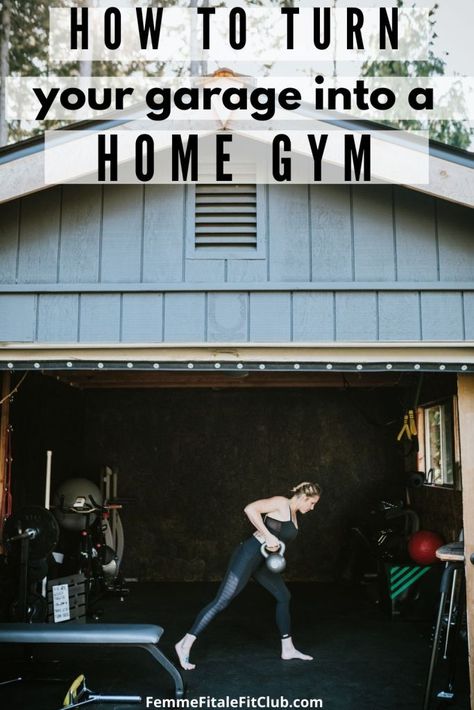 Convert your own garage into a home gym with these easy steps. #homegym #garagegym #athomegym Garage Into Gym, Homemade Gym Equipment, Build Endurance, Basement Room, Home Gym Garage, Gym Garage, Garage Renovation, Cardio Workouts, Home Gym Design