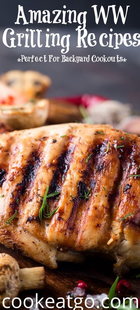 Weight Watcher Summer Recipes, Ww Summer Dinner Recipes, Ww Grilled Chicken Recipes, Weight Watchers Grilled Chicken Recipes, Ww Grilling Recipes, Ww Blackstone Recipes, Weight Watchers Grilling Recipes, Summer Weight Watchers Recipes, Weight Watchers Blackstone Recipes