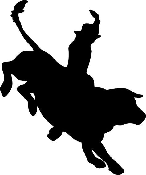 Bull ride Bull Riding Drawing, Cowboy Toothpick, Bull Riding Silhouette, Bull Running Drawing, Angus Bull Silhouette, Bull Head Silhouette, Ffa Projects, Western Backgrounds, Paint Pictures