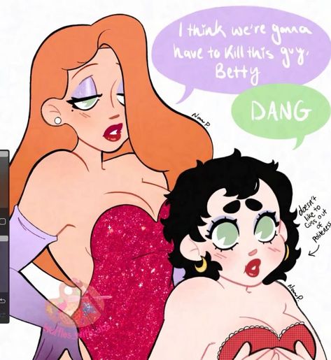 Two Characters Dancing Reference, Roger X Jessica Rabbit, Betty Boop X Jessica Rabbit, Jessica X Roger Rabbit, Betty Boop And Jessica Rabbit Fanart, Jessica Rabbit X Roger Rabbit, Jessica Rabbit And Betty Boop, Betty Boop And Jessica Rabbit, Jessica Rabbit Aesthetic