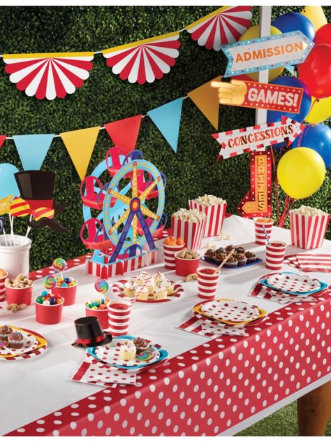 Carnival Themed Birthday Party, Carnival Centerpieces, Carnival Party Favors, Carnival Decor, Carnival Signs, Carnival Baby Showers, Carnival Booths, Circus Party Decorations, Carnival Birthday Party Theme