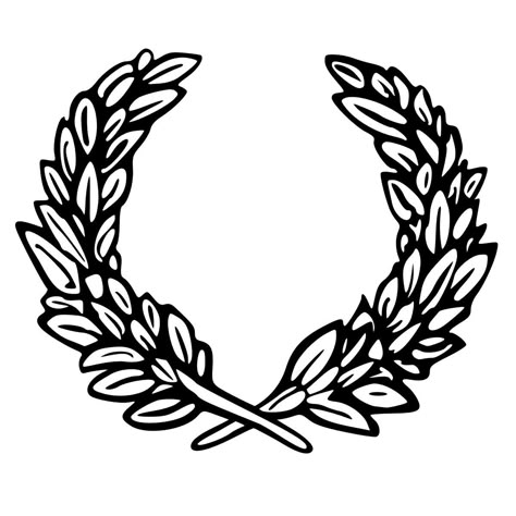 Greek Wreath, Nike Goddess Of Victory, Wreath Tattoo, Laurel Wreath Logo, Minimal Shirt Design, Logo Club, Bay Laurel, Ultra Casual, Graphic Design Images