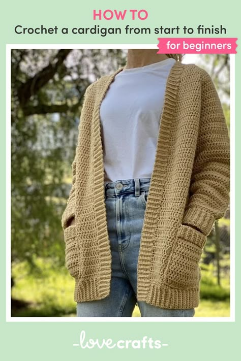 Beginner Sweater Crochet, Simple Cardigan Crochet Pattern Free, Crochet Women’s Cardigan, Beginner Cardigan Crochet Pattern Free, Free Cardigan Pattern Crochet, Crochet Cardigan Easy Free, Crocheted Cardigans Free Patterns Easy, Easy Crochet Cardigan For Beginners Free, Free Crochet Patterns Cardigan Women