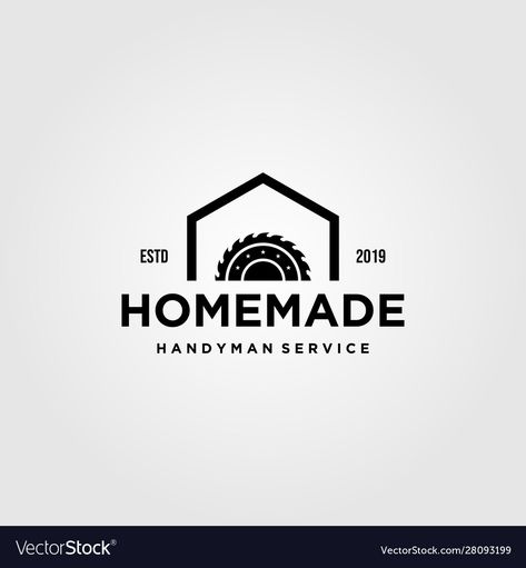 Logo Design Illustration, Handyman Services, Vintage Logo Design, Vintage Logo, Design Illustration, Png Images, Illustration Design, Adobe Illustrator, Vector Free