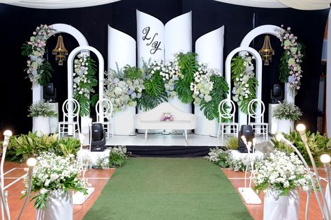 Dekor Pelaminan, Pelaminan Modern, Dekorasi Wedding, Engagement Stage Decoration, Wedding Stage Backdrop, Reception Backdrop, Wedding Background Decoration, Wedding Reception Backdrop, Pre Wedding Shoot Ideas