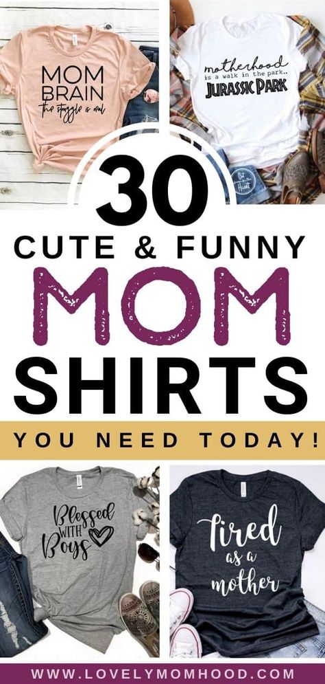 Funny mom shirts are the latest trends. After all, wearing them help us connect and empathize with other brave and courageous woman who are also running a kid crazy circus! #mom #moms #momtips #motherhood #momshirts #shirtformoms Courageous Woman, Girl Mom Shirt, Motherhood Shirts, Mom Of Boys Shirt, Mother Shirts, Mommy And Me Shirt, Mama T Shirt, Vinyl Shirts, Funny Mom Shirts