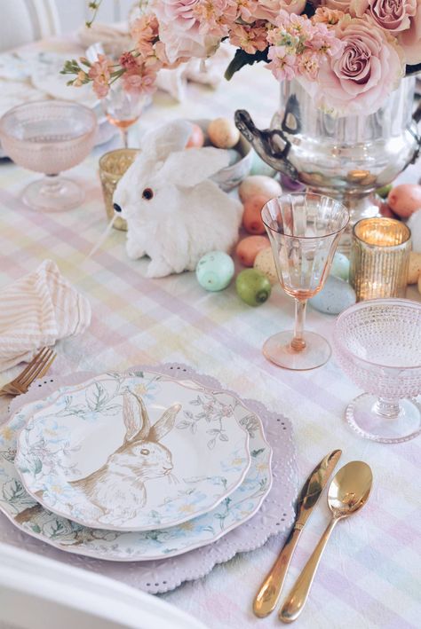 pastel spring decor, spring tablescape, easter idea, decorating for easter, holidays easter, easter inspiration, easter bunnies, easter decor, easter parties, easter decorations, easter party, easter ideas decoration, easter decor ideas, easter party decor, easter decorations diy, decor easter, easter diy decorations, easter, easter ideas decoration decor, easter decoration, easter dinner ideas, ideas for easter, easter stuff, spring decor Easter Decor 2024, Easter Dining Table Decor, Traditional Easter Dinner, Easter Floral Centerpieces, Easter Dining Table, All Shall Be Well, Easter Place Settings, Apron Ideas, Easter Table Decor