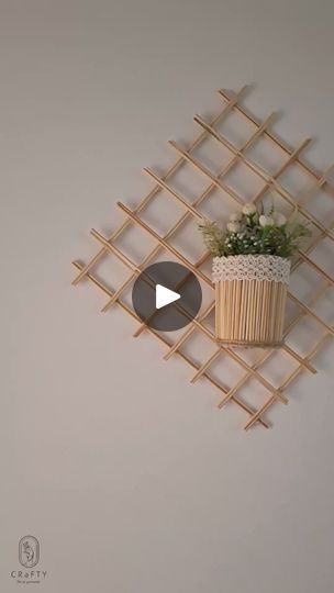 18K views · 478 reactions | Use bamboo sticks to make easy wall hanging 🤍🌱  #wallhanging #craftsticks #bamboosticks #diyideas #handmade #handmadecrafts #craft #crafts #diy #diyprojects #diyhomedecor #diyideas #diyhome #diycrafts #home #homedecor #homedecoration  #craftyamiras | C R a F T Y | Brent Bourgeois · Piano Sketch #1 Diy Bamboo Sticks Crafts, Piano Sketch, Easy Sticks, Easy Wall Hanging, Stick Art, 401k, Easy Wall, Craft Stick Crafts, Box Design