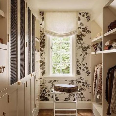 Katie Rosenfeld, Small Walk In Closet, Dressing Room Closet, Tudor Style Homes, New England Homes, Tudor House, Hello Lovely, Custom Closet, Closet Designs