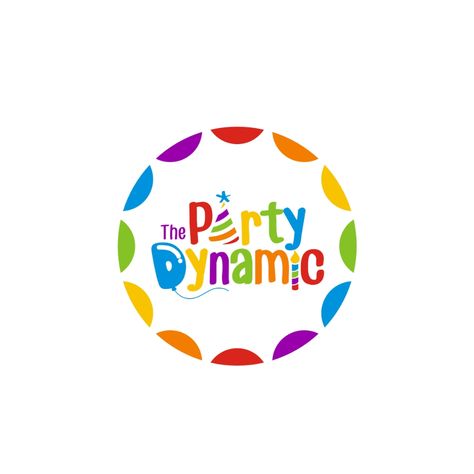 Design #54 by Warnaihari | Fun Dynamic Logo for Party Supplies & Ideas Company Dynamic Logo, Flat Logo, Social Media Pack, Designer Logo, Party Stores, Home Logo, Childrens Party, Educational Technology, Contest Design