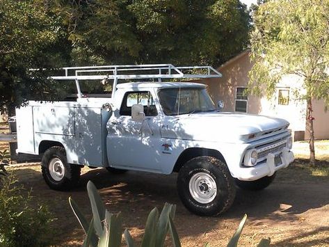 1966 Chevy K-20 4x4 factory original utility truck, US $7,200.00, image 7 Utility Truck Beds, Baja Truck, Utility Truck, Gmc Pickup Trucks, Train Truck, Shop Truck, Car Repair Service, Farm Trucks, Ford Pickup Trucks