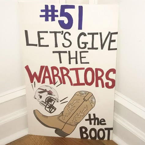 Theme: Country Western Theme Football Signs, Cowboy Theme Football Game Poster, Western Theme Football Game Poster, Western Theme Football Poster, Western Student Section Theme, Western Theme Pep Rally, Western Posters Ideas, Country Theme Football Game Signs, Country Football Theme