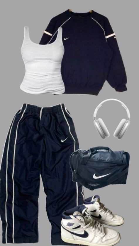 Sports Day Outfit, Baggy Outfit Ideas, Outfit Inspo Casual, Looks Black, Swaggy Outfits, Simple Trendy Outfits, Cute Everyday Outfits, Really Cute Outfits, Casual Style Outfits