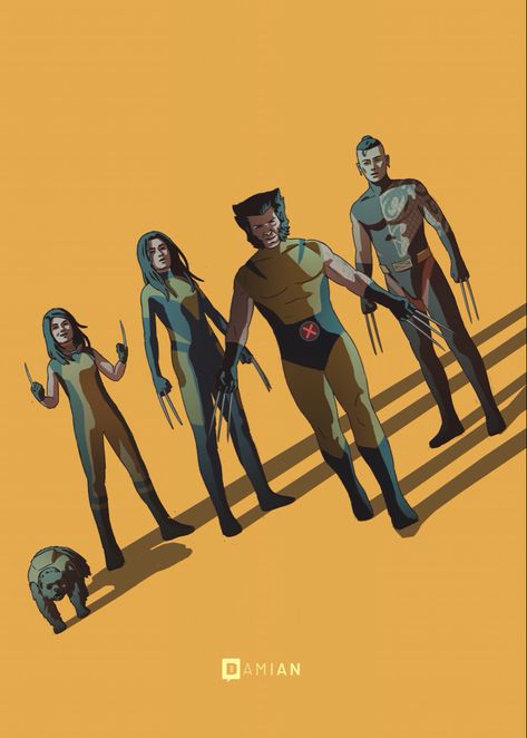 Snikt Family, Gabby Kinney, Wolverine Family, Daken Akihiro, Laura Kinney, James Howlett, Wolverine Comic, Wolverine Art, Wolverine Marvel