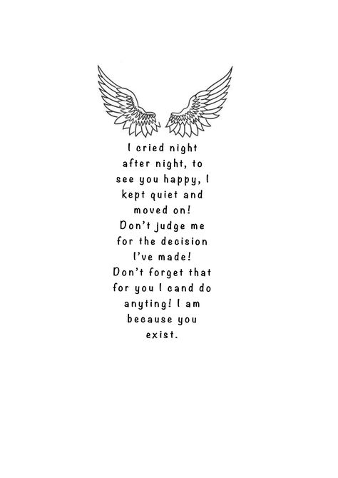 Keep Quiet, Don't Judge Me, Judge Me, Don't Judge, You And I, Are You Happy, Don't Forget, Tattoos, Quick Saves