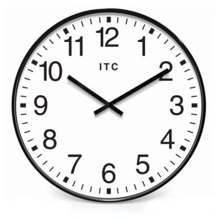 Office Wall Clock, Wall Clock Classic, White Wall Clocks, Office Clock, Contemporary Wall Clock, Black Wall Clock, Clock Shop, Clock Decor, Large Wall Clock