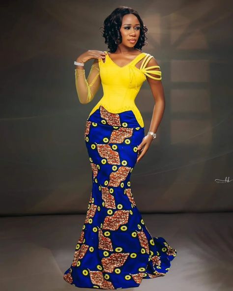 Model Gown, Ankara Clothes, African Dishes, 40 Birthday, Princess Fashion, Ankara Designs, African Styles, Dinner Dress Classy, African Clothes