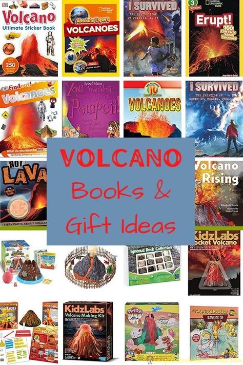 Volcano Books For Preschool, Fiction Book Recommendations, Volcano For Kids, Volcano Project, November Lesson Plans, Volcano Pictures, Volcano Projects, Book Recommendations Fiction, Best Toddler Gifts