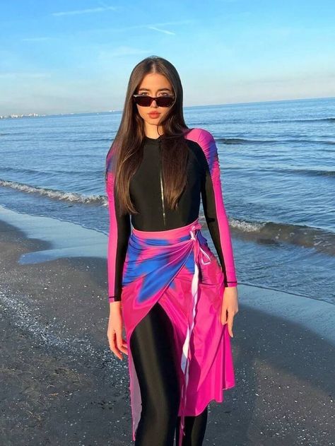 Beach Wear For Women Outfits, Beach Wear For Women, Burkini Swimsuit, Full Body Swimsuit, Dancer Lifestyle, Holiday Dresses Women, Ladylike Style, Sequin Bodycon Dress, Mombasa