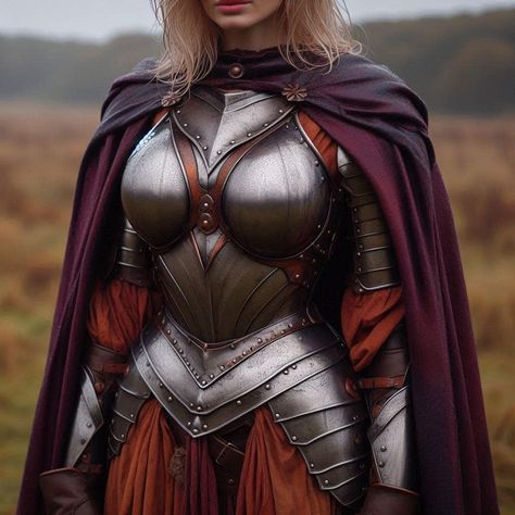 Facebook Armor Female, Knight Costume, Female Armor, Female Knight, Knight Armor, Female Soldier, Image Generator, Skyrim, Social Media Posts