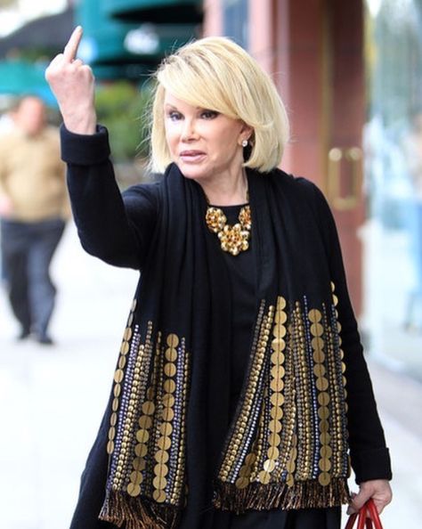 It’s Joan Rivers! Sharp Mind, Funny Lady, Classy Lady, Bin Laden, Joan Rivers, Women Humor, New Yorker, Favorite Celebrities, Comedians