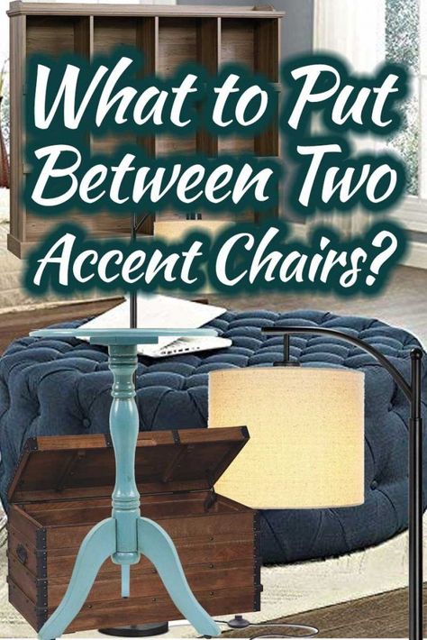 What To Put Between Two Accent Chairs? Article by HomeDecorBliss.com #HDB #HomeDecorBliss #homedecor #homedecorideas 2 Chairs And A Table Living Room, Table Between Chairs Living Room, Styling Accent Chairs, Small Table Between Two Chairs, Chair Side Table Ideas, How To Style Accent Chairs, Chair Next To Fireplace Ideas, Accent Chairs And Table Ideas, 2 Chair Sitting Area Small Spaces