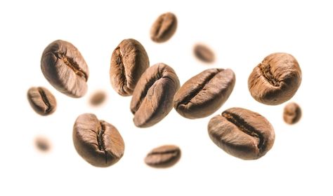 Free photo coffee beans levitate on a wh... | Free Photo #Freepik #freephoto #coffee-seed #caffeine #coffee-roasting #background-coffee Kinds Of Beans, Coffee Face Mask, Photo Coffee, Orange Rind, French Roast, Coffee Benefits, Natural Exfoliant, Caramel Flavoring, How To Make Coffee