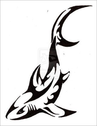 Neat tribal shark tattoo from yahoo.com images Hai Tattoo, Tato Maori, Shark Tattoo, Shark Art, Shark Tattoos, Maori Tattoo, Wolf Tattoos, Tattoo Life, Tattoo Design Drawings